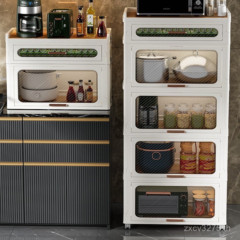 Locker ในครัวเรือนโปร่งใส Locker Gap ขายส่งตู้เก็บของชั้นวางของในครัวของเล่นขนมตั้งพื้นหลายชั้น 2S