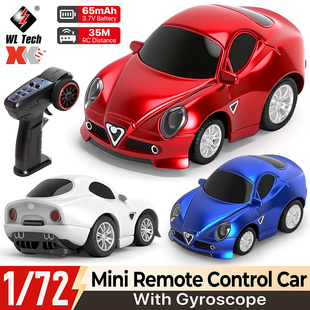 Wltoys Q7201 Mini Car 1/72 2-2.5-3km/h Speed Cruise Control พร้อม Gyroscope 35M RC รถ