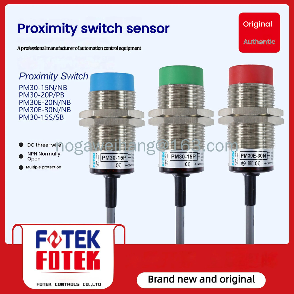 FOTEK Proximity switch sensor PM30-15NB PM30-15P PM30-10NB (ใหม่และต้นฉบับ)
