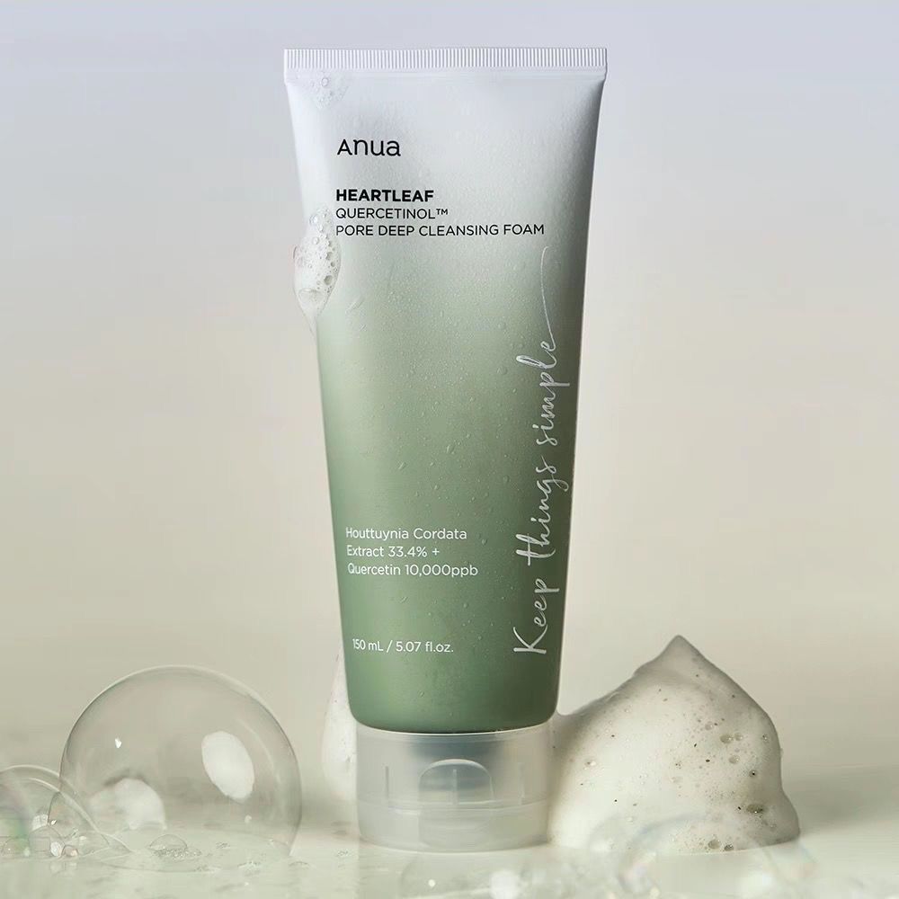 Premium Selection#Anua Houttuynia Cordata Facial Cleanser Pore Cleansing Milk Deep Gentle Purifying 