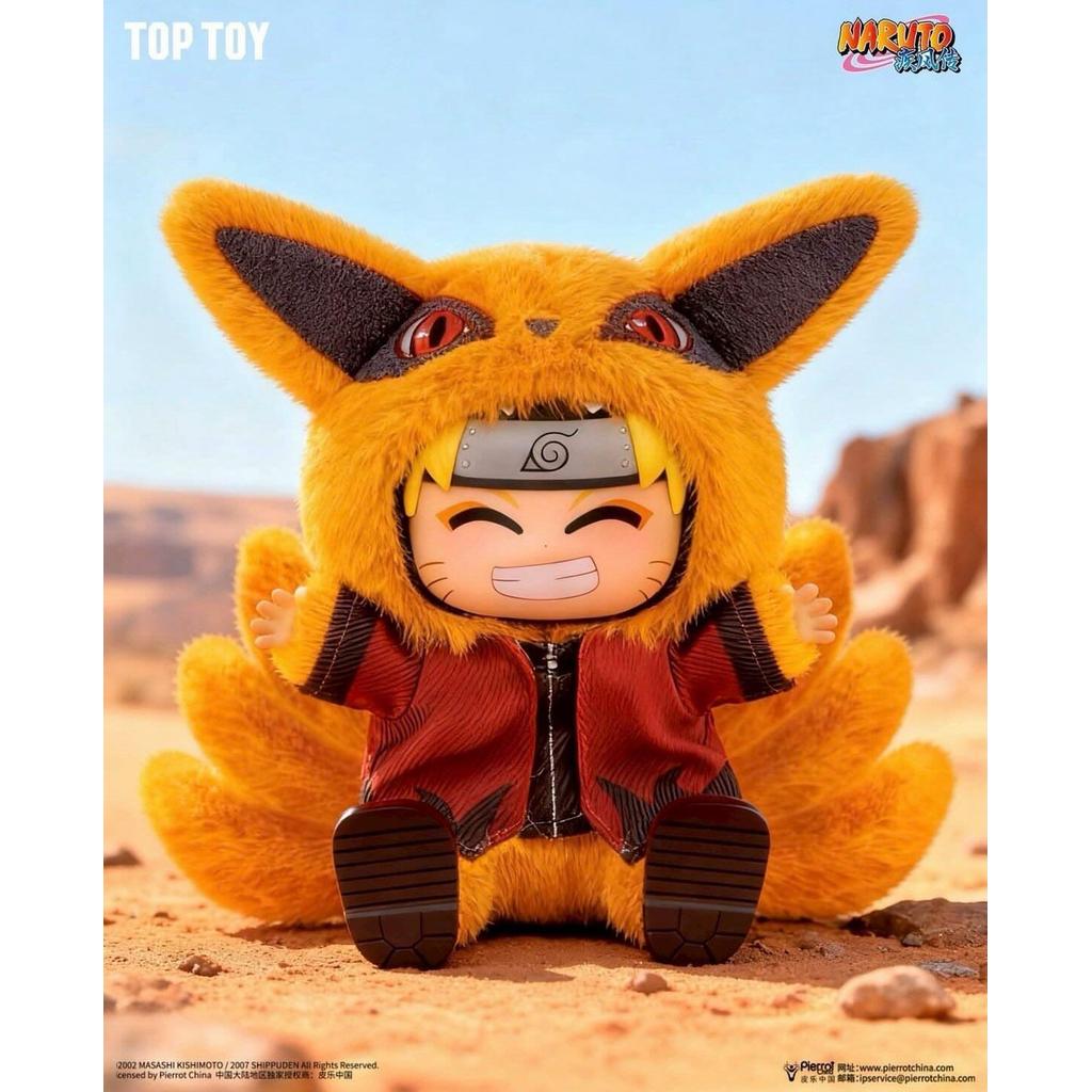 TOPTOY Naruto น่ารักสัตว์นั่ง Series ตุ๊กตาไวนิล Mystery กล่อง Naruto Sasuke ตุ๊กตาของขวัญ