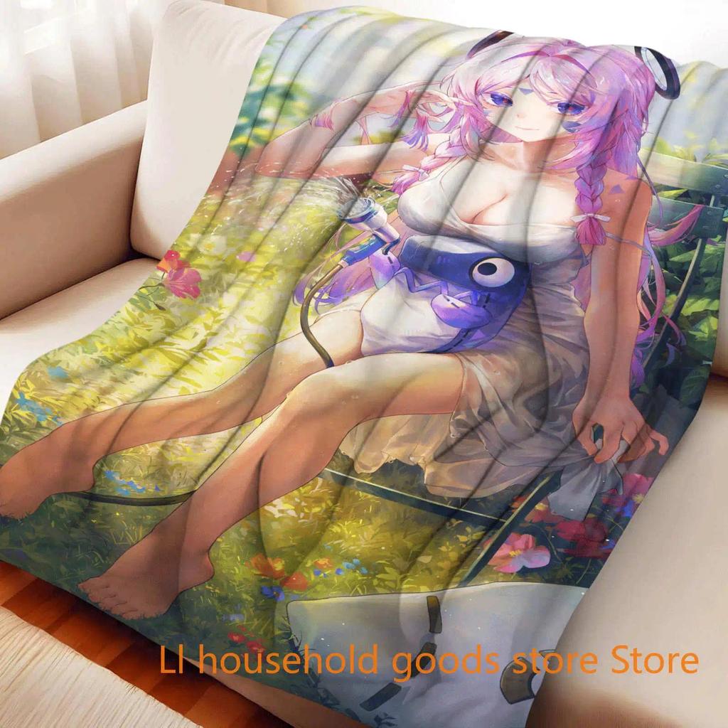 Genshin Impact Sitraeli พิมพ์โยนผ้าห่มสําหรับของขวัญวันเกิดคริสต์มาสเหมาะสําหรับเตียงโซฟา Camping
