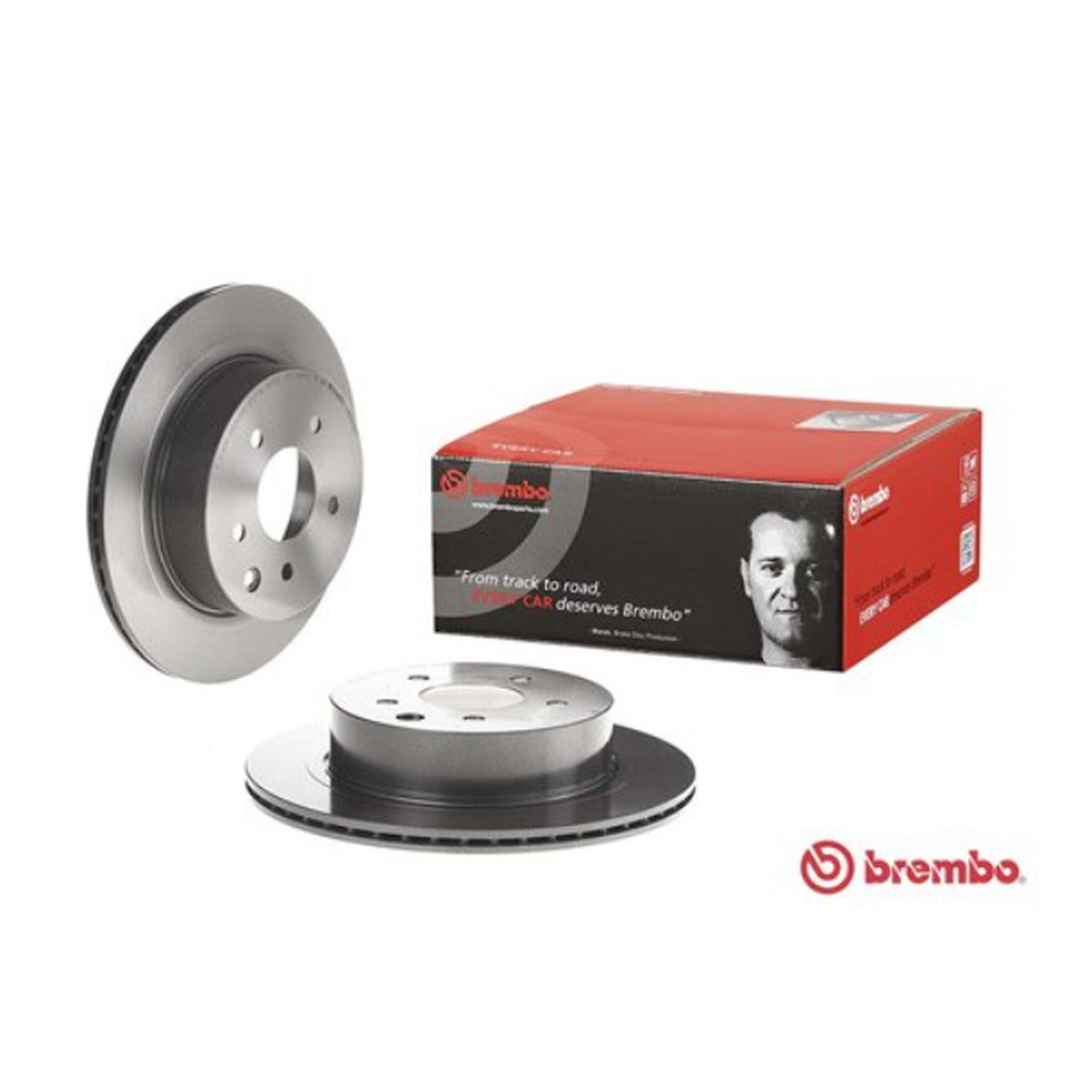 จานเบรคหลัง NISSAN X-TRAIL T32 2.0 2.5 2014- 350Z Z33 LEAF ZE0 ZE1 SKYLINE V35 292MM BREMBO /ชิ้น