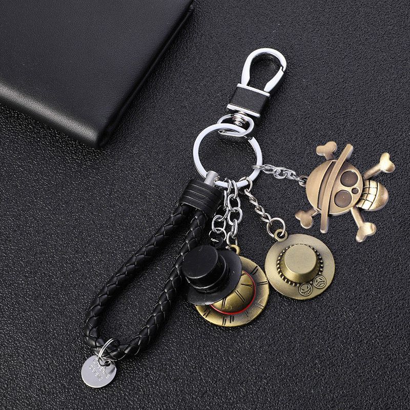 New Product#[92%Positive Rate]Anime Keychain One Piece Navigation King Peripheral Keychain Luffy Zor