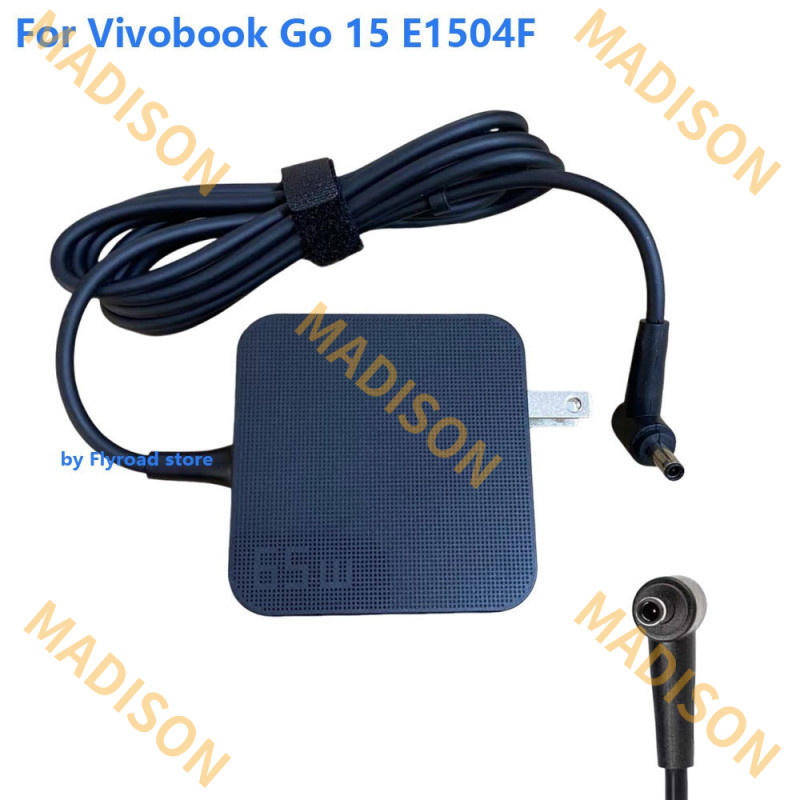 ASUS 19V 3.42A 4.5*3.0 มม.อะแดปเตอร์สําหรับ Vivobook Go 15 E1504F E1504FA แล็ปท็อปชาร์จ