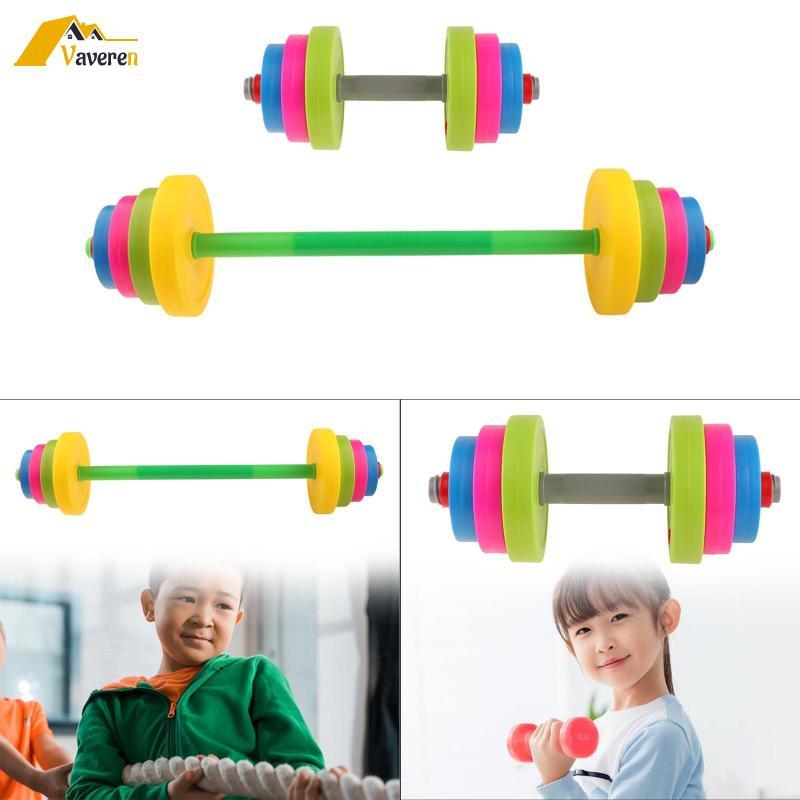 [Vaveren] Kids Dumbbell Fitness Set Powerlifting ออกกําลังกายอเนกประสงค์ฟิตเนสเด็กอุปกรณ์ออกกําลังกา