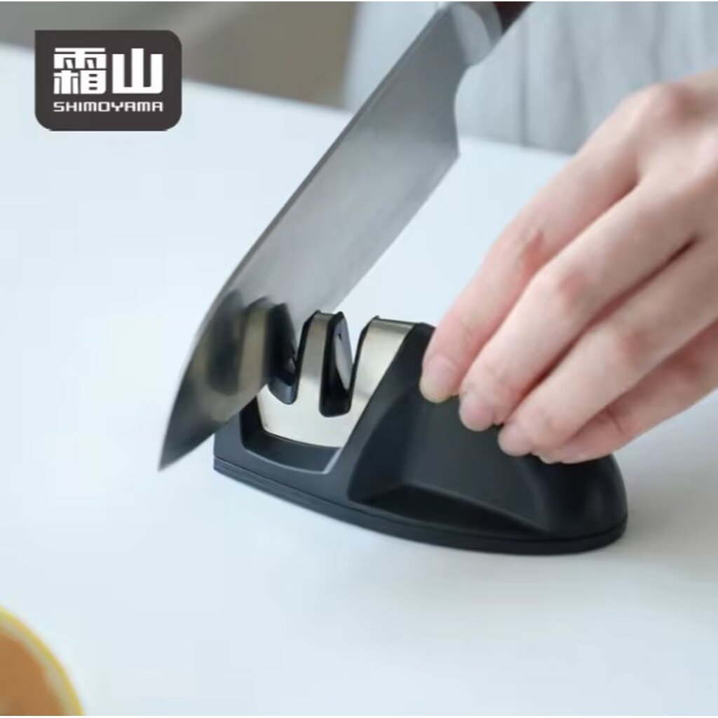Omocha | ที่ลับมีด 2 ช่อง Knife Sharpener เครื่องลับมีดในครัว ที่ลับมีด สีดำ
