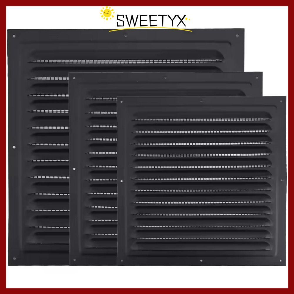 SWEETYX ตะแกรงช่องระบายอากาศ,ฝาครอบระบบอากาศหน้าจอระบายความร้อนความร้อน Vents แผ่นฝาครอบระบายอากาศ,อลูมิเนียมอัลลอยด์ 200*300 มม./200*400 มม. ฝาครอบหน้าจอแมลงโลหะ