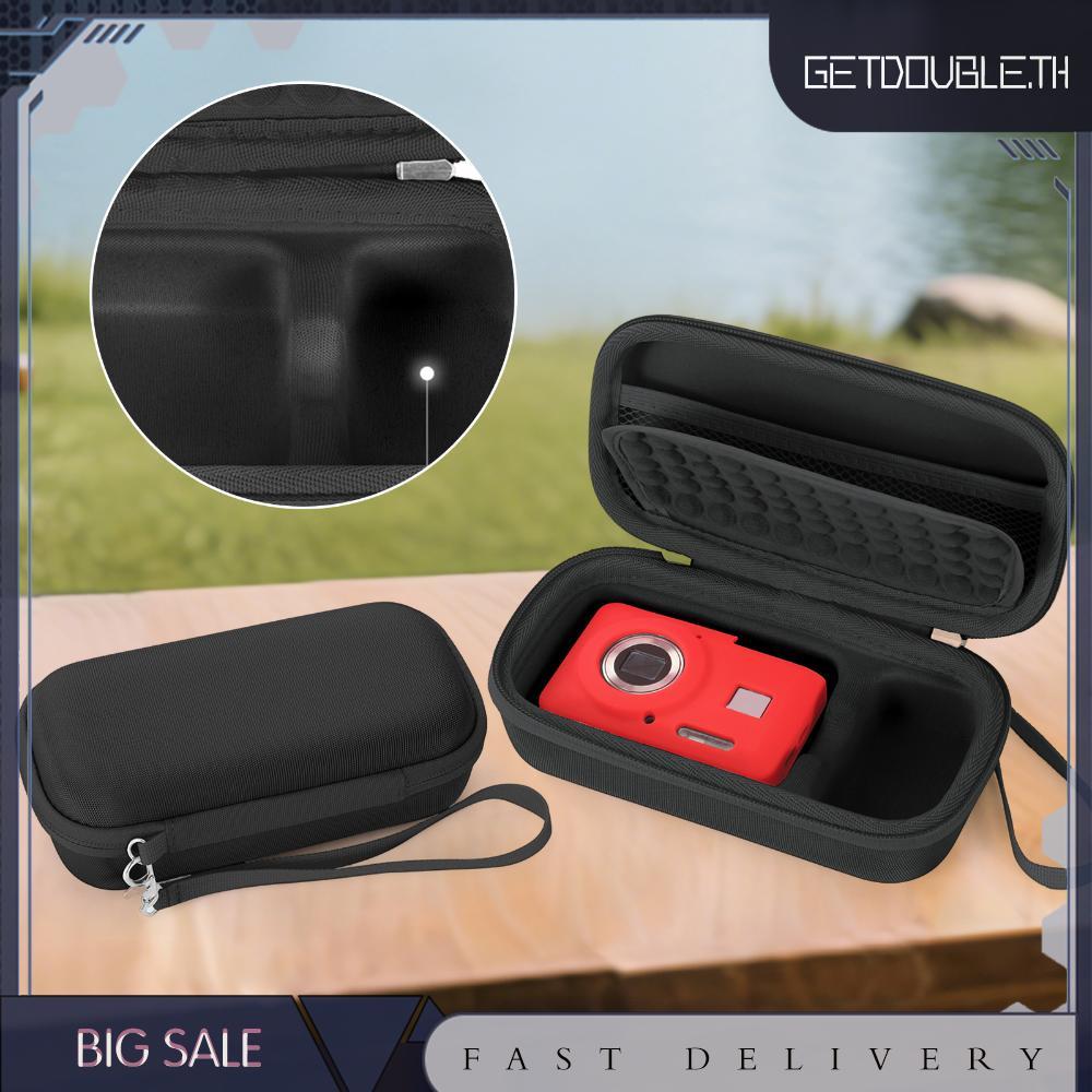 [รับdouble.th] เคสกล้องดิจิตอล Video Vlogging กระเป๋ากล้องพร้อมถุงตาข่ายสําหรับอุปกรณ์เสริม SD Card 