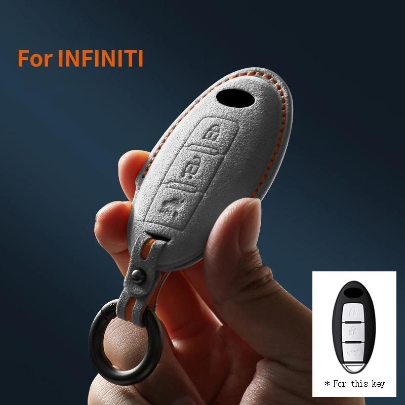 รถ Remote Key กรณี Key Shell Buckle สําหรับ Infiniti Qx60 Qx70 Qx30 Q70 Q50 Fx35 สําหรับ Infiniti Su