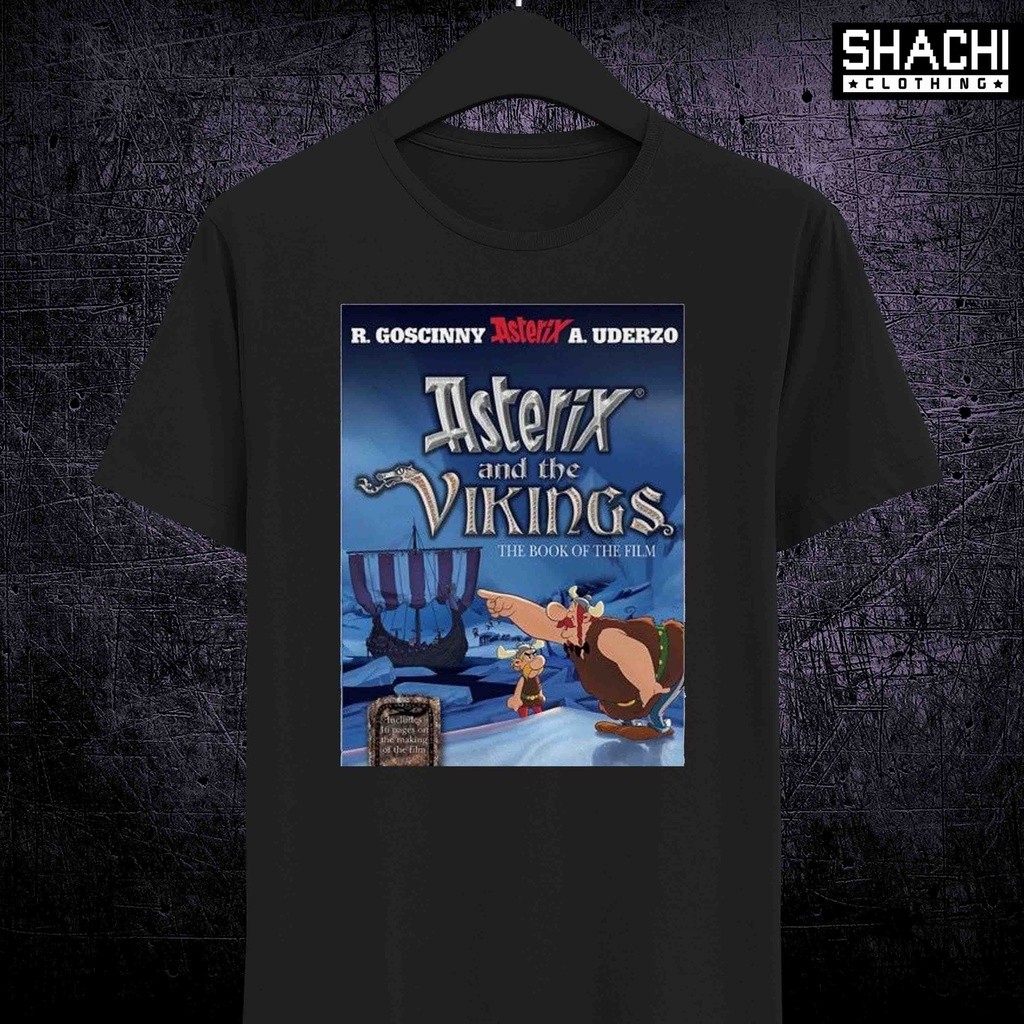ASTERIX and the Viking Vintage Comic T-Shirt - Premium Black NSA