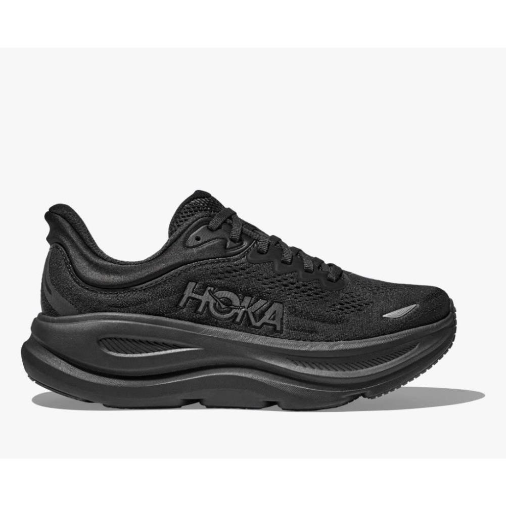 รองเท้า HOKA Bondi 9 Black/Black AQMM ของแท้