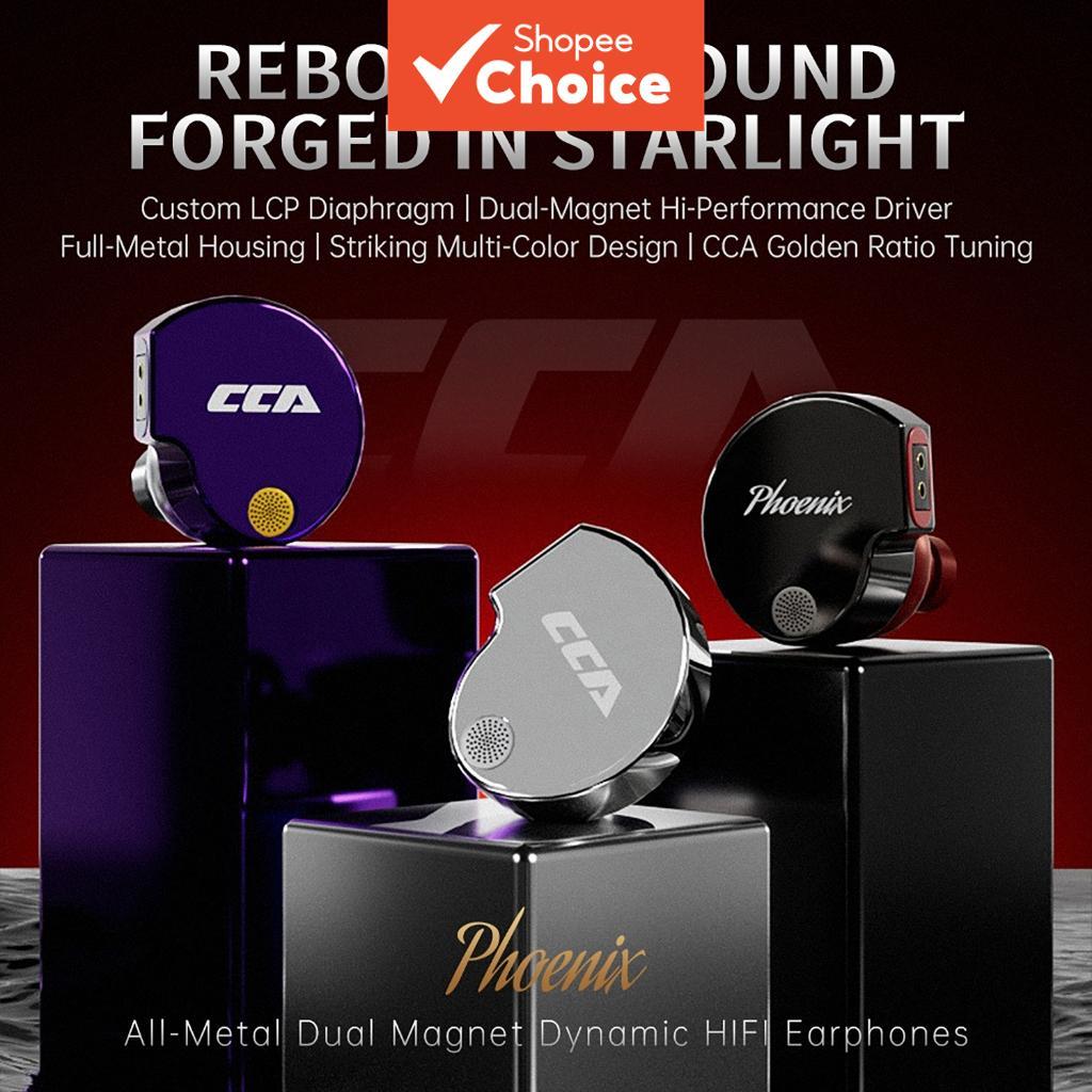 CCA Phoenix HIFI ชุดหูฟังแบบมีสายอินเทอร์เฟซ Type-c สําหรับหูฟังคุณภาพสูงคอมพิวเตอร์ Esports เกมหูฟั