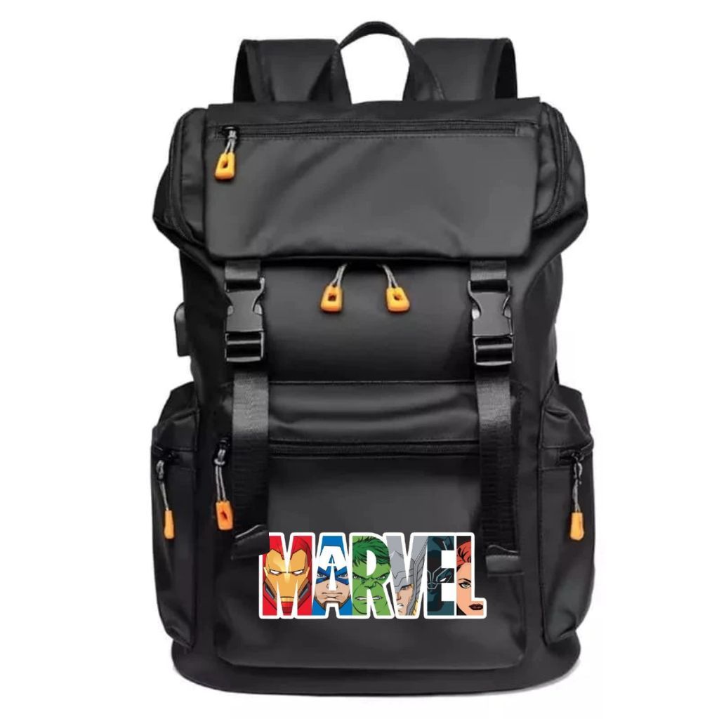 LOKAL Xcloud Marvel Gundam Boys Casual School Bag กระเป๋าเป้สะพายหลัง Original สินค้าท้องถิ่นกระเป๋า
