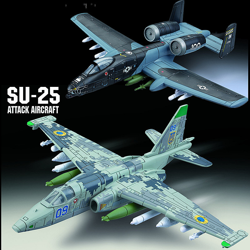 ลโก้ทหาร เลโก้ Xujia A10 Strike Aircraft Su 25 Fighter J-20 Su 57 เครื่องบินรุ่นทหารประกอบอาคารบล็อก