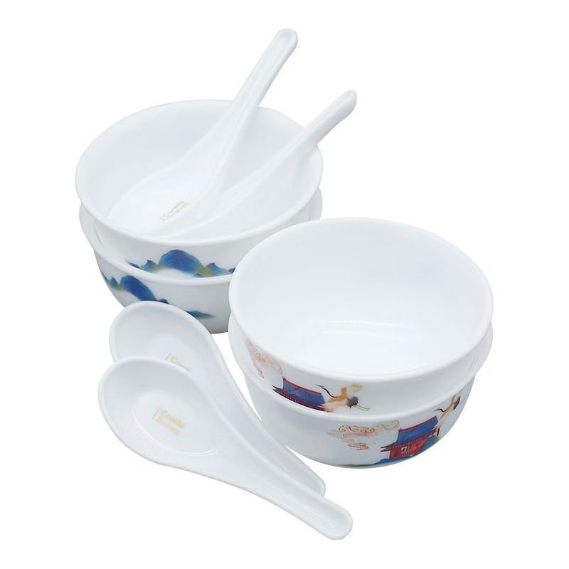 M Brands Corelle Series Corelle Tableware ชุด 8 ชิ้น Ice and Prosperity Corelle BZGK
