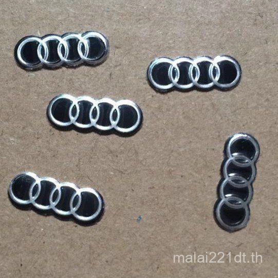 เหมาะสําหรับ Audi Key โลโก้สติกเกอร์โลหะเดิม A6LA4LQ5Q7A8 รถรีโมทคอนโทรล Key Audi โลโก้รถ U54D