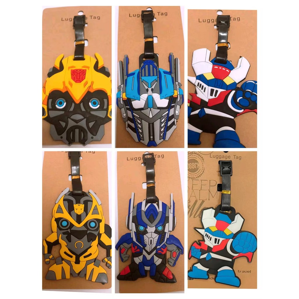 Name Tag Bag Listing King Kong สามมิติ Bumblebee Optimus แท็กกระเป๋าเดินทาง THO