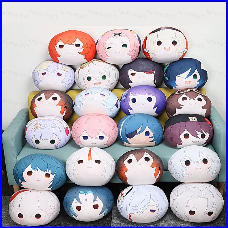 LF1 Genshin Impact ตุ๊กตาตุ๊กตาหมอน Hutao Yae Miko Beelzebul Kazuha Diluc ของเล่นตุ๊กตาตุ๊กตาตุ๊กตาจ