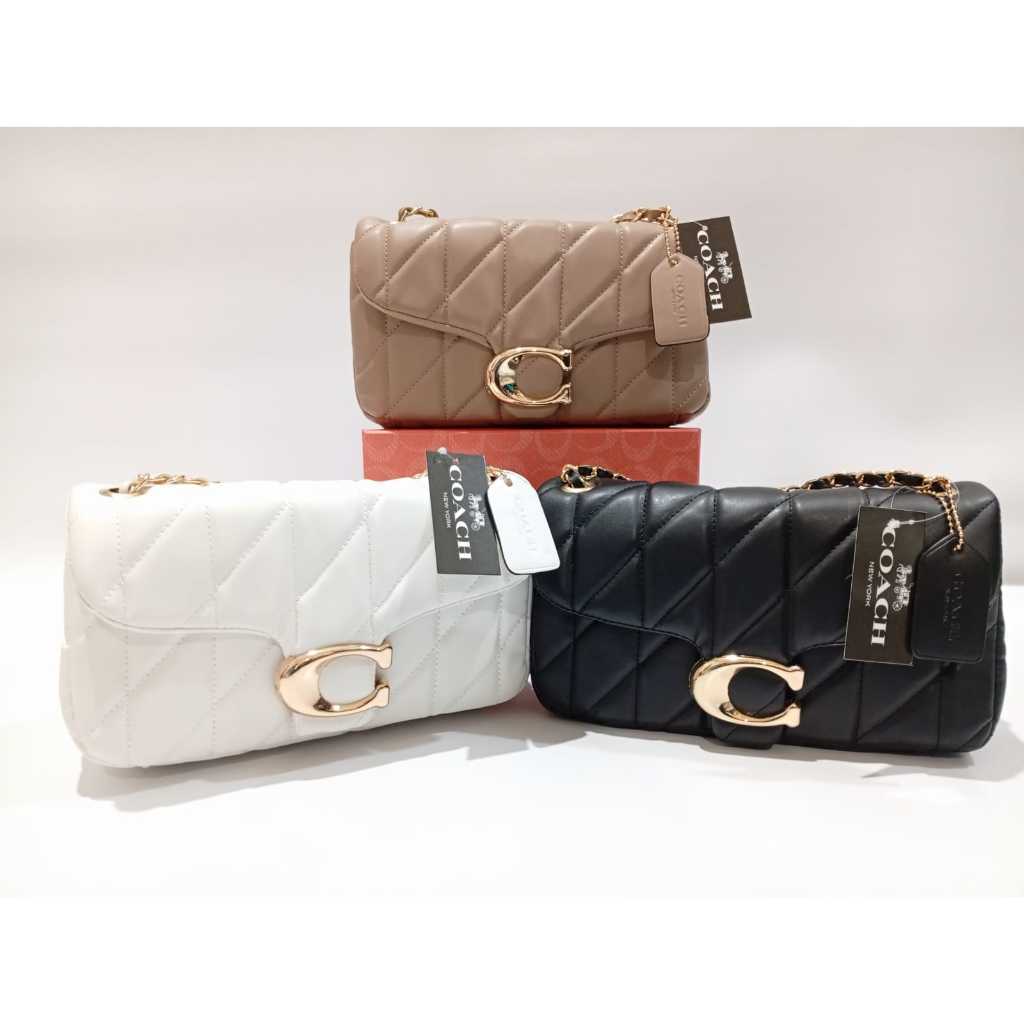 CH SLING BAG/SHOULDER BAG TABBY/FREE BOX/KOREAN LOOK SLING BAG/tabby pillow Mixed BAG ขนาด 24cm