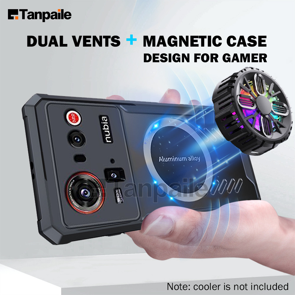 Tanpaile- เคสกันกระแทกสําหรับ Nubia Z80 Ultra Z70 Z60 Z50 Cooling Case กันชน Hard การกระจายความร้อนอ