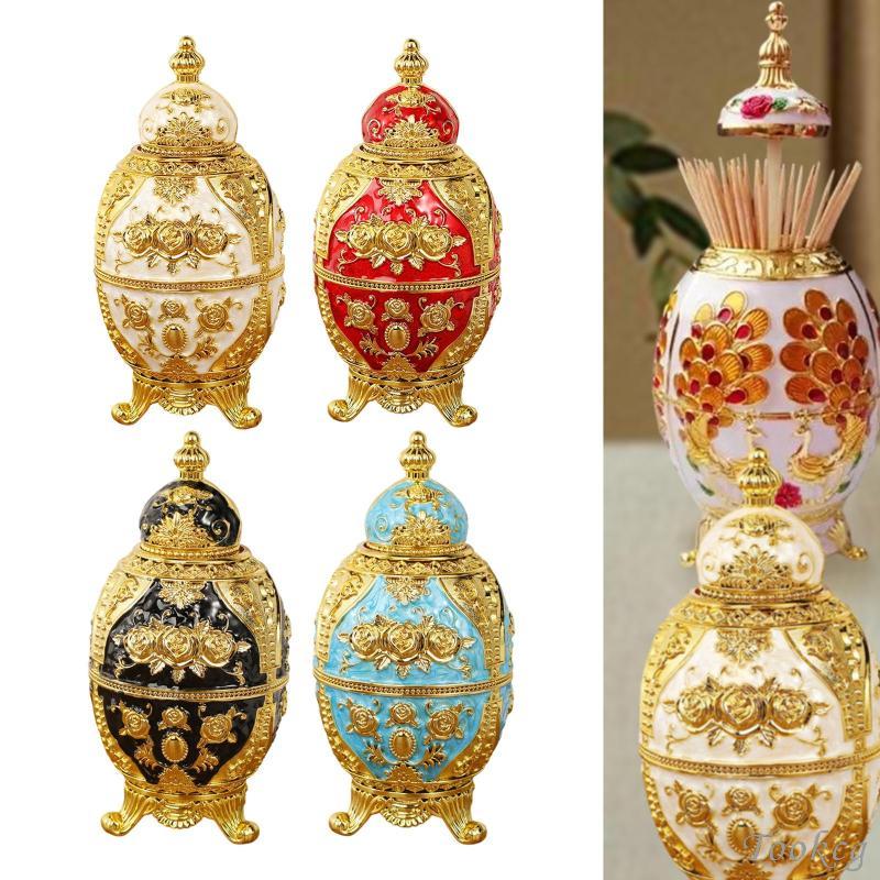 [Tookcg] ผู้ถือไม้จิ้มฟันครัวเครื่องมือแบบพกพา Elegant ไม้จิ้มฟันคอนเทนเนอร์กล่องเก็บสําหรับ Party F