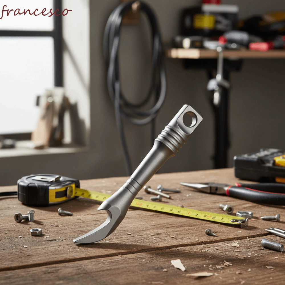 FRANCESCO พวงกุญแจขนาดเล็ก, โลหะผสมไททาเนียมขนาดเล็ก EDC เครื่องมืออเนกประสงค์, เครื่องมืออเนกประสงค