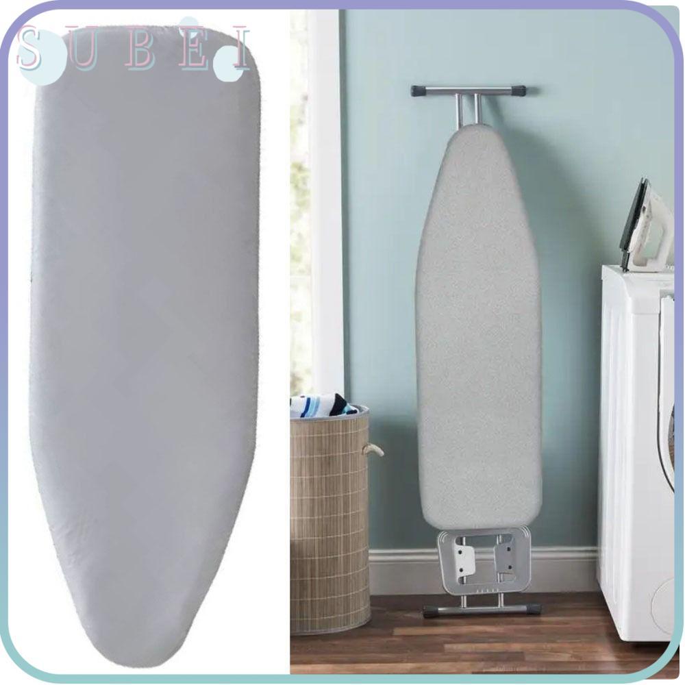 SUKAA 1 ชิ้นเหล็กโล่ความร้อน,สากลพร้อมขอบยืดหยุ่นที่รองรีด,ผ้าฝ้ายหนา Padding ผ้าฝาครอบคราบทนรีดผ้าสําหรับโต๊ะรีดผ้า