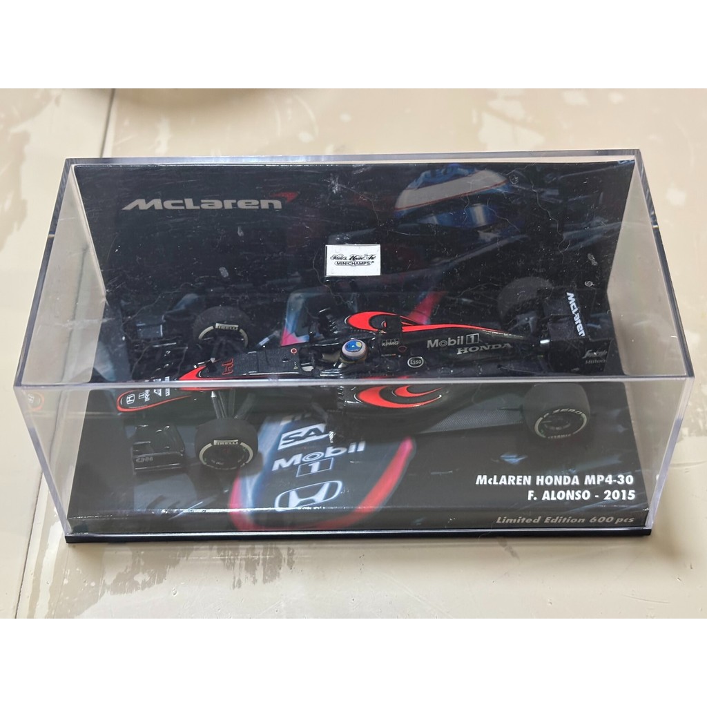 MINICHAMPS Mini Cut F1 1/43 McAMPS MP4-30 Alonzo 2015 Race Season High Box Special Note Limited to 6
