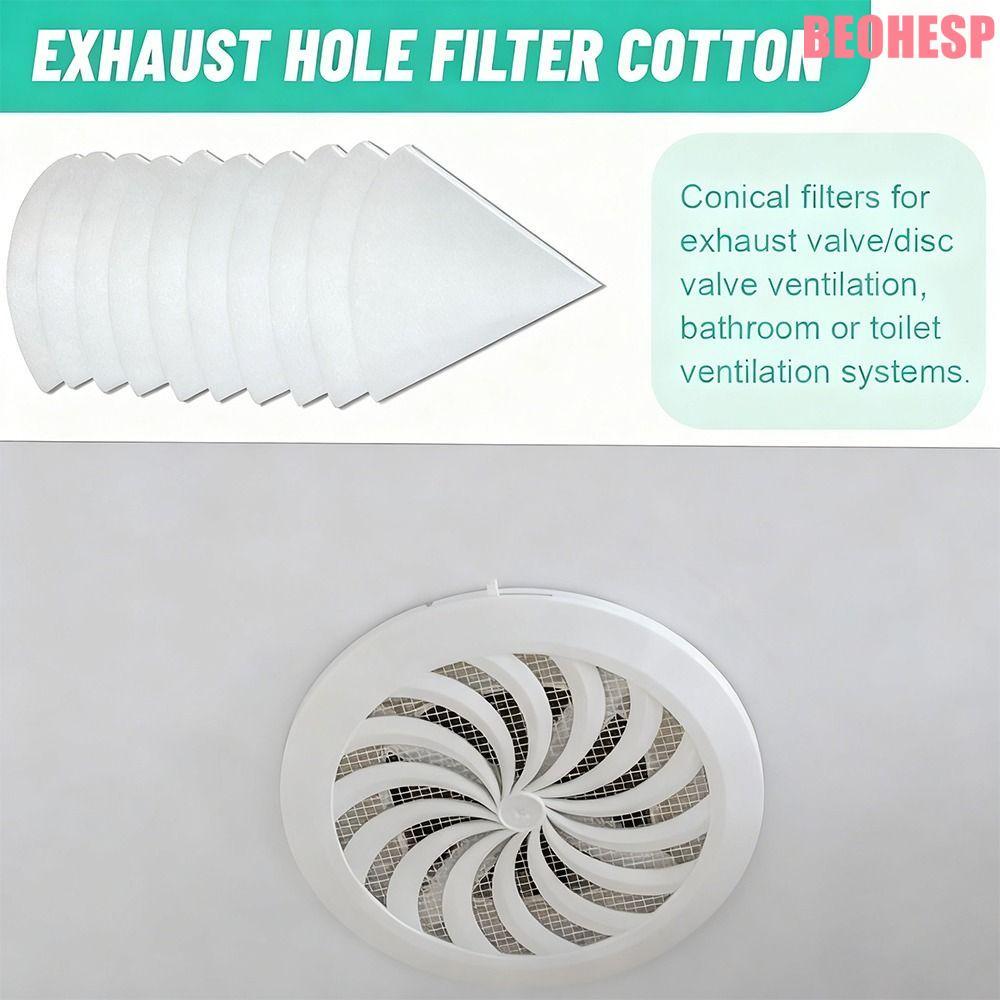 BEOHESP 5 ชิ้นกรวยกรอง, Conical Air filter Exhaust Air Filter,ผ้าฝ้ายทางเลือกกรองฟองน้ําสําหรับ Zehe