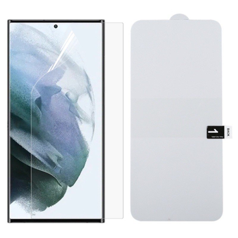 เหมาะสําหรับ S24 ฟิล์มไฮโดรเจลด้านหน้าและด้านหลัง Frosted HD TPU Self-Repairing Soft Film S24Ultra H