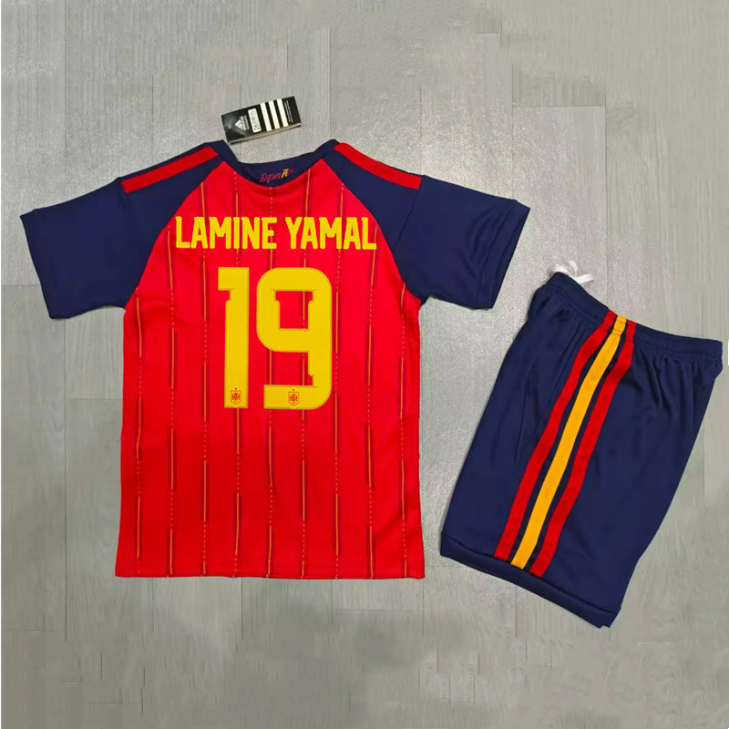 เจอร์ซีย์ฟุตบอลทีมชาติสเปน LAMINE YAMAL สำหรับเด็ก