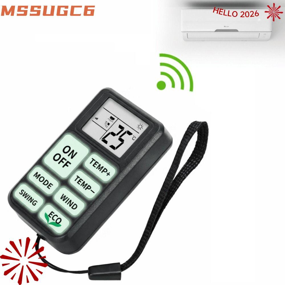 IMSSUG รีโมทคอนโทรลเครื่องปรับอากาศ, รีโมทคอนโทรล A/C ขนาดเล็กใช้งานง่าย, พร้อมปุ่มเรืองแสง Universal Remote Control แผง
