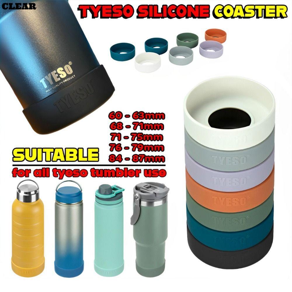 1 ชิ้นซิลิโคน Coaster, 1050 มิลลิลิตร 1200 มิลลิลิตร TS-8829 TS-8830 ป้องกันขวด, 76-79 มิลลิเมตร Universal Anti Slip ด้านล่างสําหรับ Tyeso แก้ว