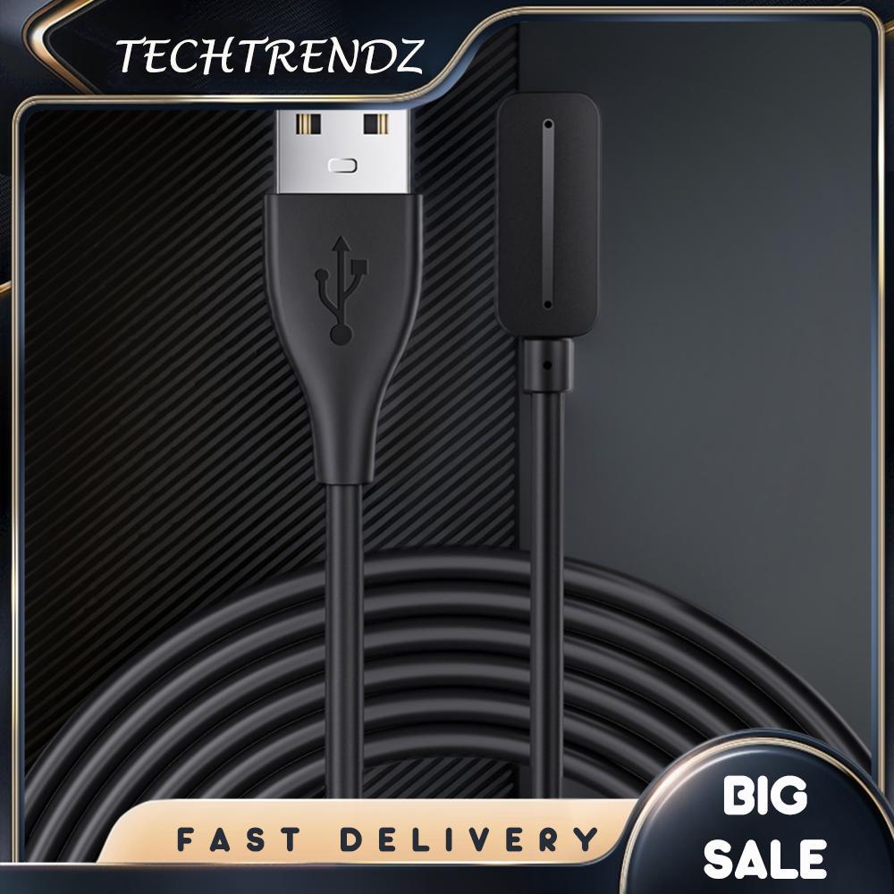 [techtrendz.th] สายชาร์จ USB แม่เหล็ก 1 ม. สายไฟ 2Pin สําหรับ Polar Pacer/Pacer Pro