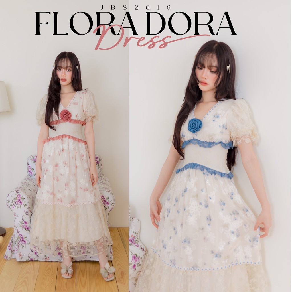 #JBS2616 Flora Dora Dress Joobs studio