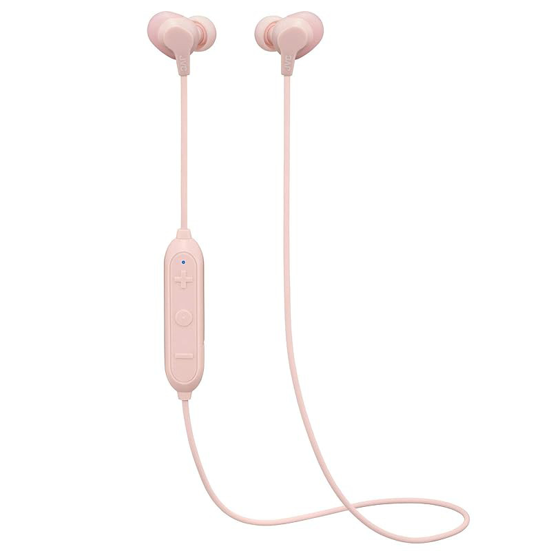 JVC Kenwood Bluetooth Wireless Earbuds with Splash-Proof Design - Available in Pink and Blue
