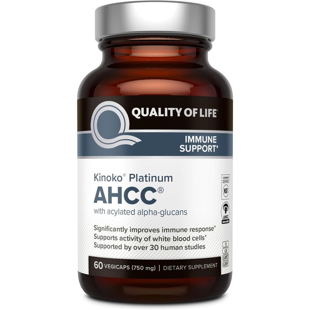 อาหารเสริม Kinoko Platinum AHCC พรีเมี่ยม-Per Capsule 750 มก. ฟังก์ชั่น AHCC-Liver, รักษากิจกรรมของเ