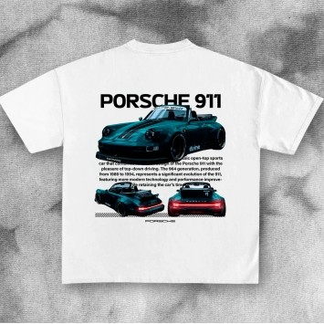 Porsche 911 964 Cabrio 1993 Tshirt Jersey
