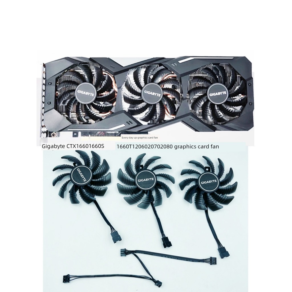 Gigabyte GTX1660 1660S 1660TI 2060 2070 2080 กราฟิกการ์ดพัดลมเงียบ
