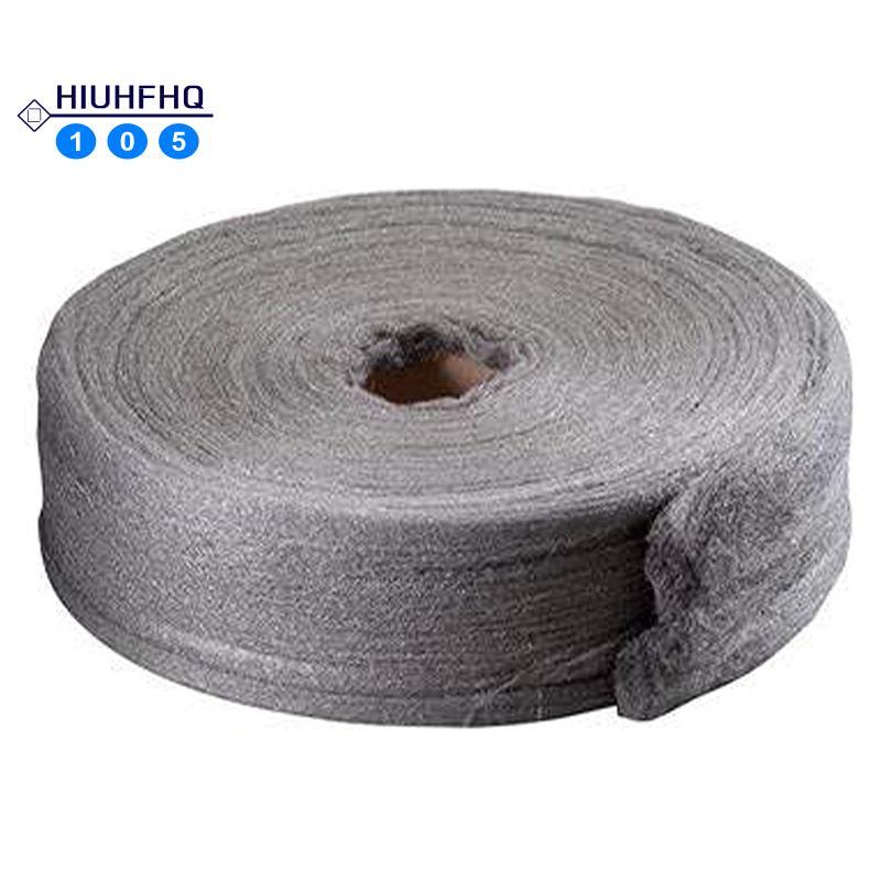 Hiuhfhq106Steel Wool Grade 0000 ม้วน 2 กก. สําหรับทําความสะอาด, กําจัดสนิม, หนังไม้และพื้นผิวโลหะเสร