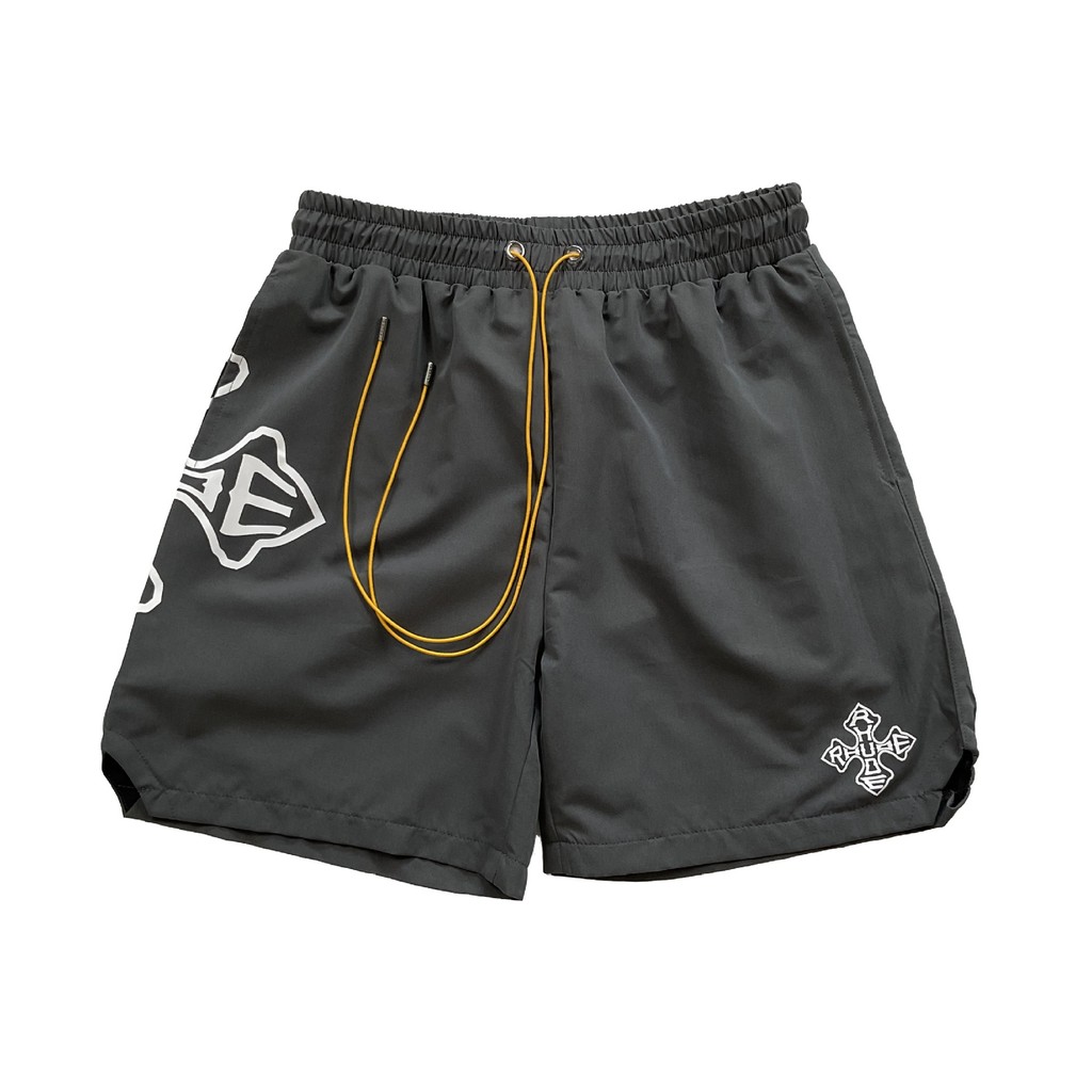 American High Street RHUDE Niche Street Wear Letter Printing Nylon Quick-Drying Casual Sports Breath