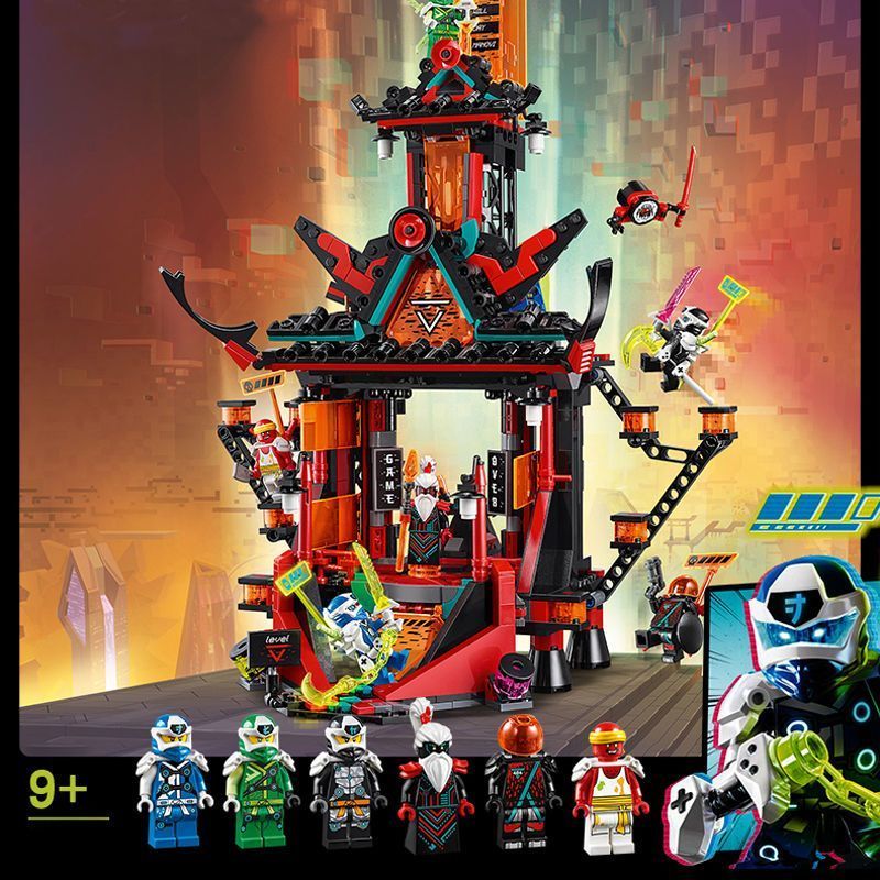 เข้ากันได้กับ Lego Season 14 Ninja Ninja Empire Crazy Temple Temple 71712 ประกอบของเล่นบล็อกตัวต่อ