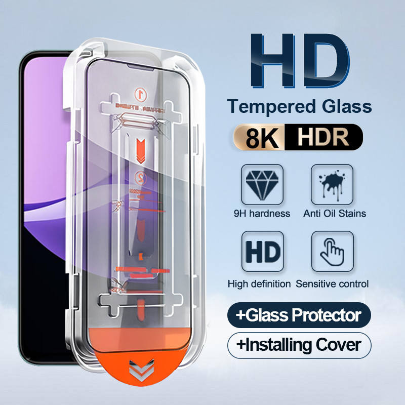 Redmi 15C Full CoverageกระจกนิรภัยสําหรับXiaomi 15 14 Ultra 14T Pro Redmiหมายเหตุ14 13 Pro + 14C 13C 12C A5 A3 A3x POCO F7 X7 M7 Oneคลิกฝุ่นฟรีHDป้องกันหน้าจอฟิล์มแก้ว