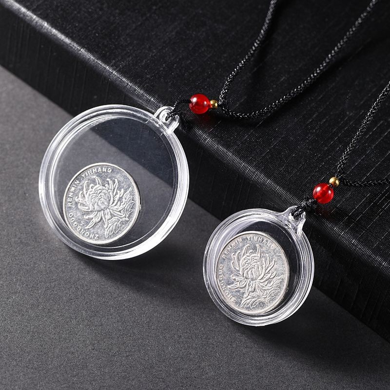 กล่องอะคริลิคแบบเปิดได้กล่องฟางบาร์ ฝุ่น-ราคา กล่องอะคริลิคแบบเปิดได้กล่องบาร์โปร่งใสจี้ป้องกันฝุ่นสามารถถือตราห้าจักรพรรดิเหรียญที่ระลึกกรณีป้อง 415เขา