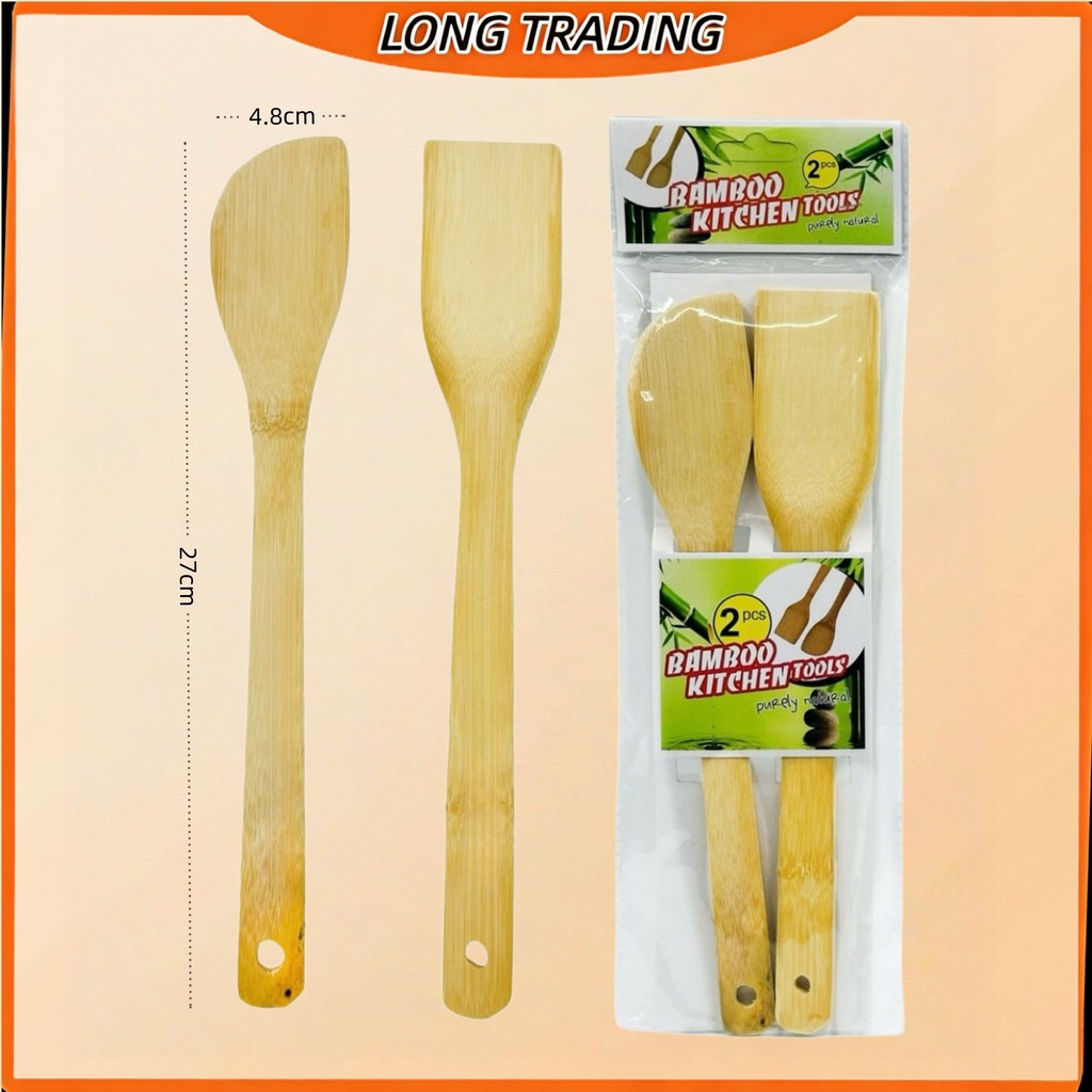 ทัพพี & ตะหลิวไม้ อุปกรณ์เครื่องครัว ทำจากไม้ (ยกโหล12ชุด)  พร้อมส่งทุกวันNo.1100