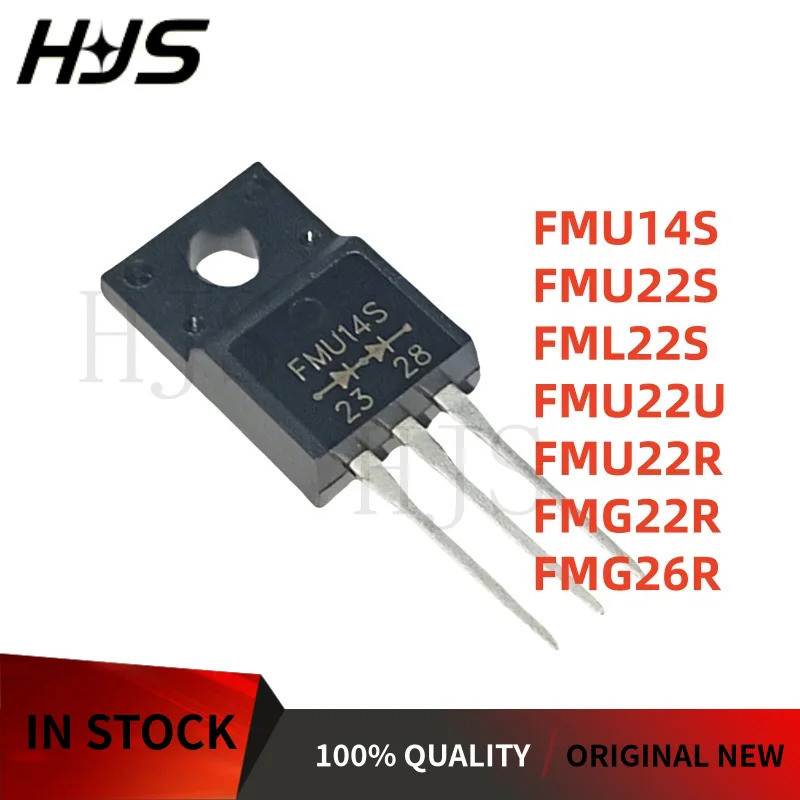 10PCS FMU14S FMU22S FML22S FMU22R FMG22R FMU22U FMG26R TO-220F ทรานซิสเตอร์ยี่ห้อสต็อก mos ชิป ic FN