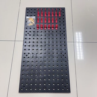 🔥พร้อมส่ง🔥แผงแขวนเครื่องมือ แผงแขวน พลาสติก Pegboard Size(90x45 cm) ที่แขวนเครื่องมือ สินค้าในไทย