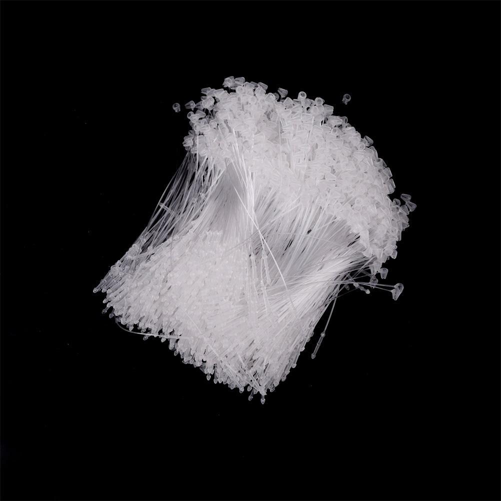 [Trendy] 1000Pcs Nylon Cable Ties Strung Garment Clothes Luggage Price Display Tags Cards Labels RE