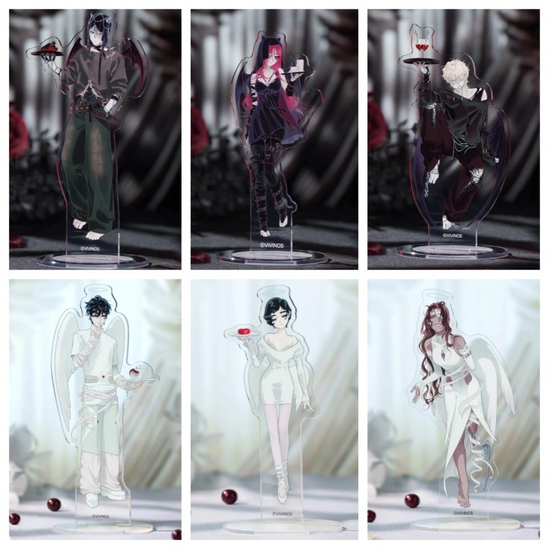 บทความตกแต่งเวที ALIENS Angels Demons Plate Desk Decor IVAN TILL Standee Mizi Sua Collection เครื่องประดับ Luka Hyuna ตุ๊กตาอะคริลิคของขวัญ